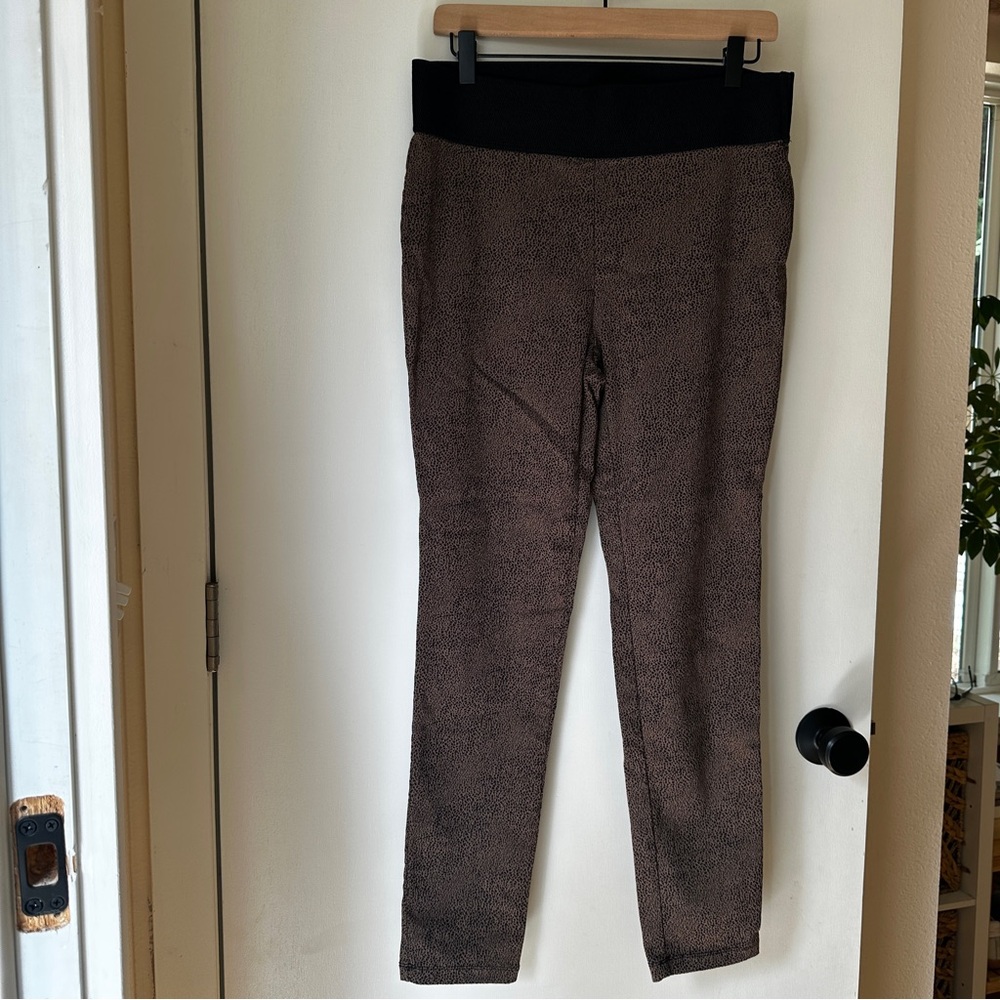 Soft Surroundings Black and Brown Leggings